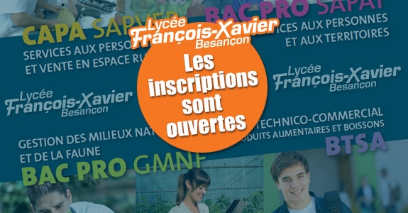 LYCEE FRANCOIS XAVIER - INSCRIPTIONS