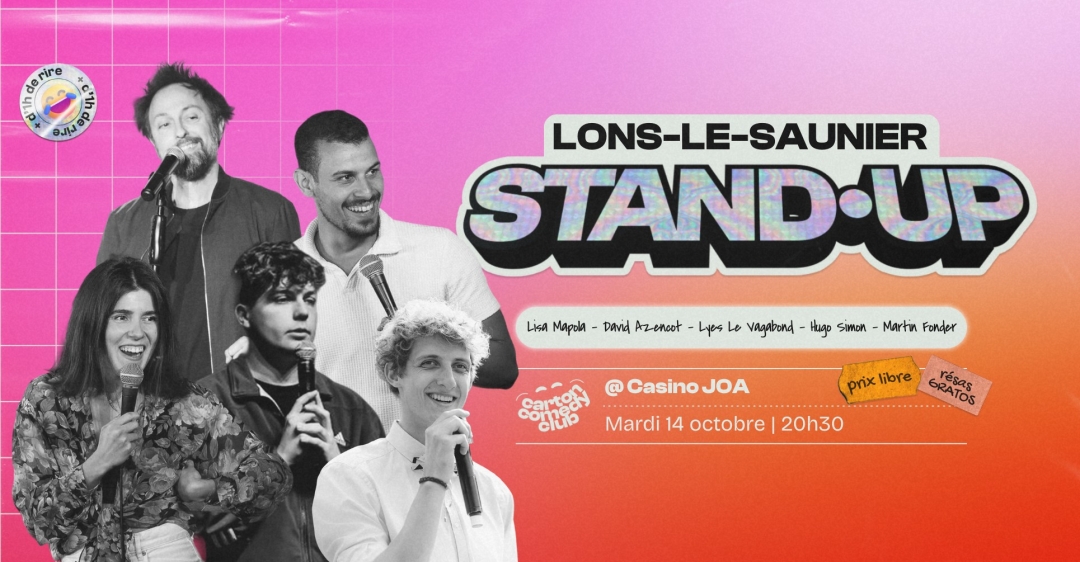 Carton Comedy Club au casino JOA
