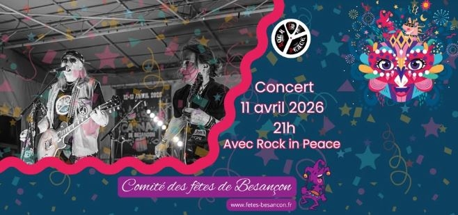 Concert Rock in Peace - Carnaval 2026